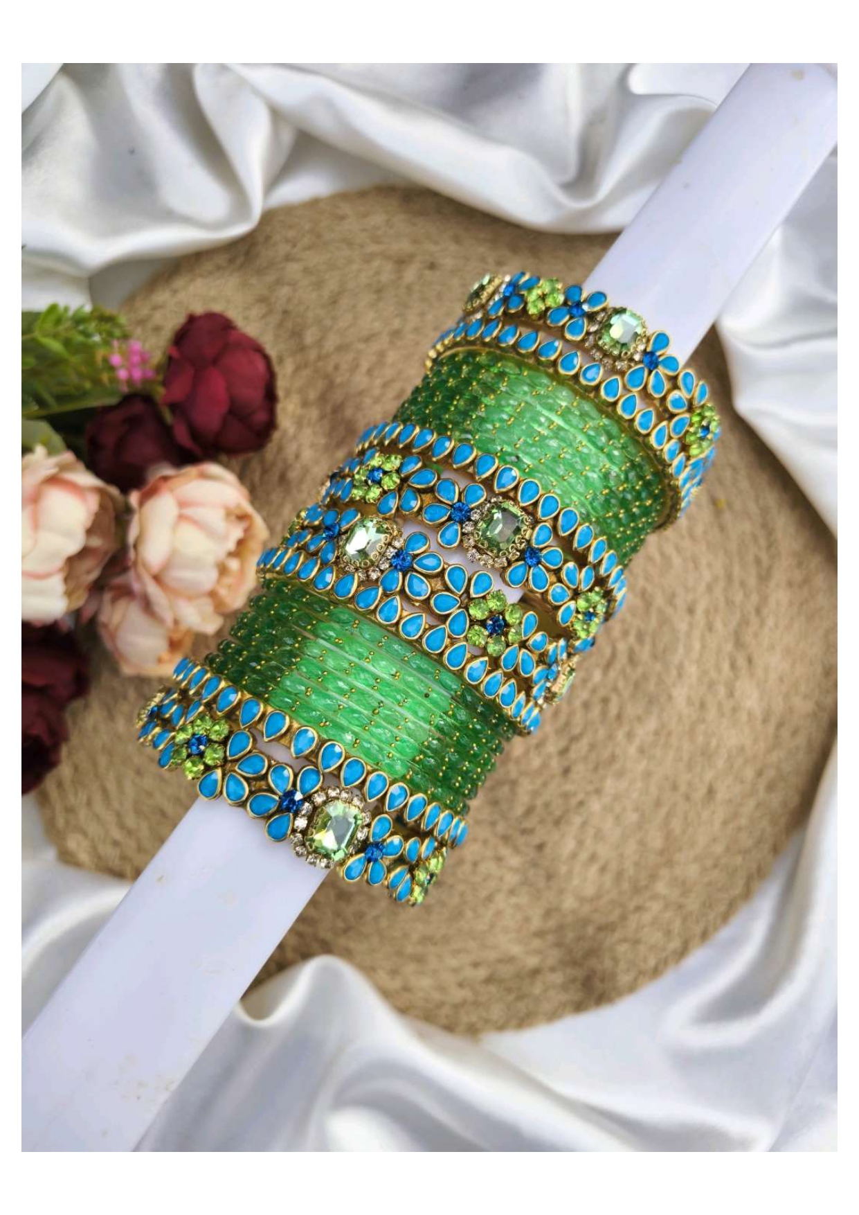 THIYA (Light green with sky blue)
