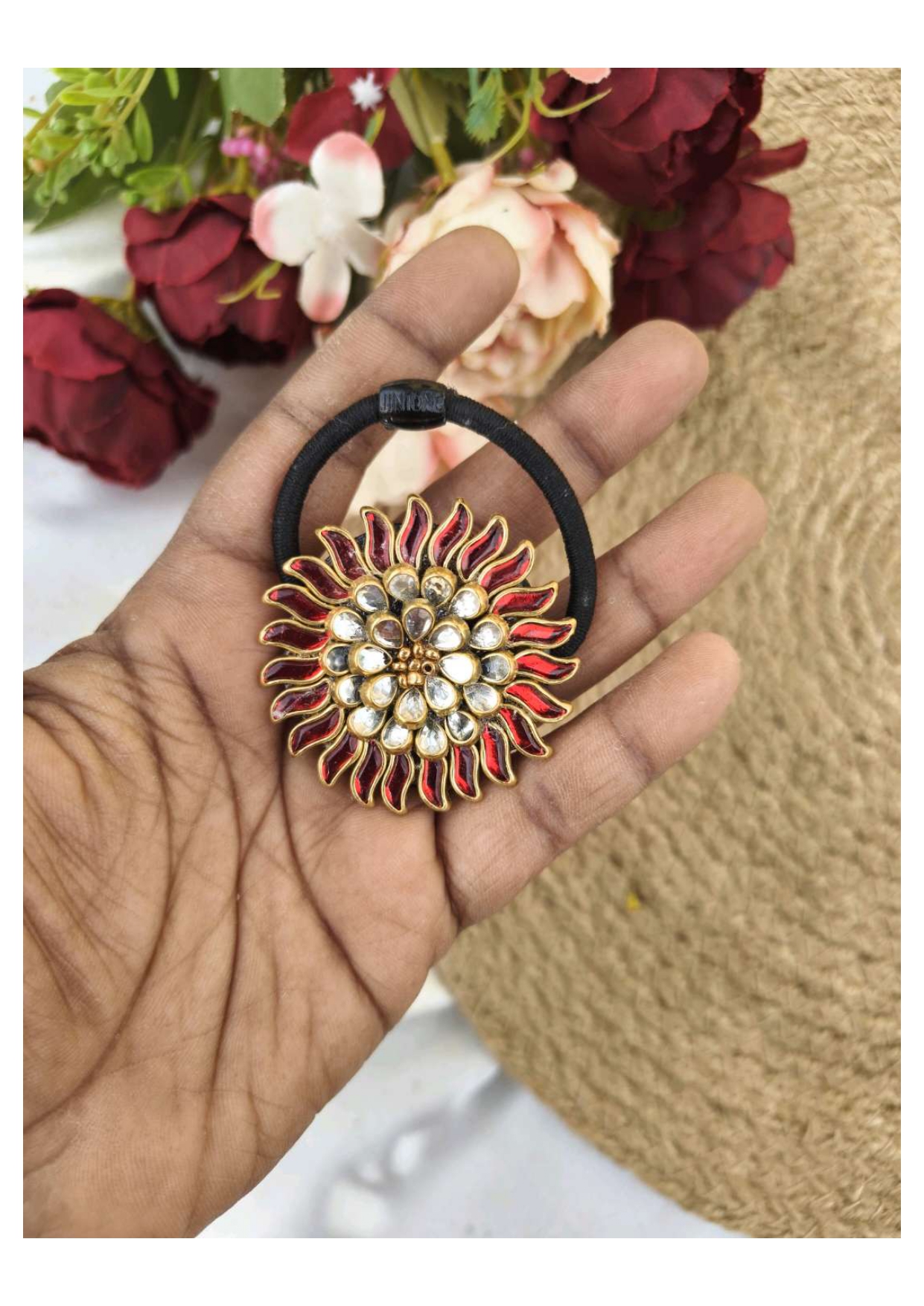 MARYGOLD (RED WITH MIRROR WHITE)