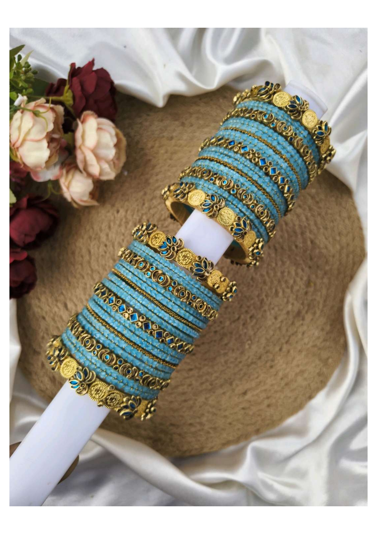 ARTHA (Sky blue with Gold)
