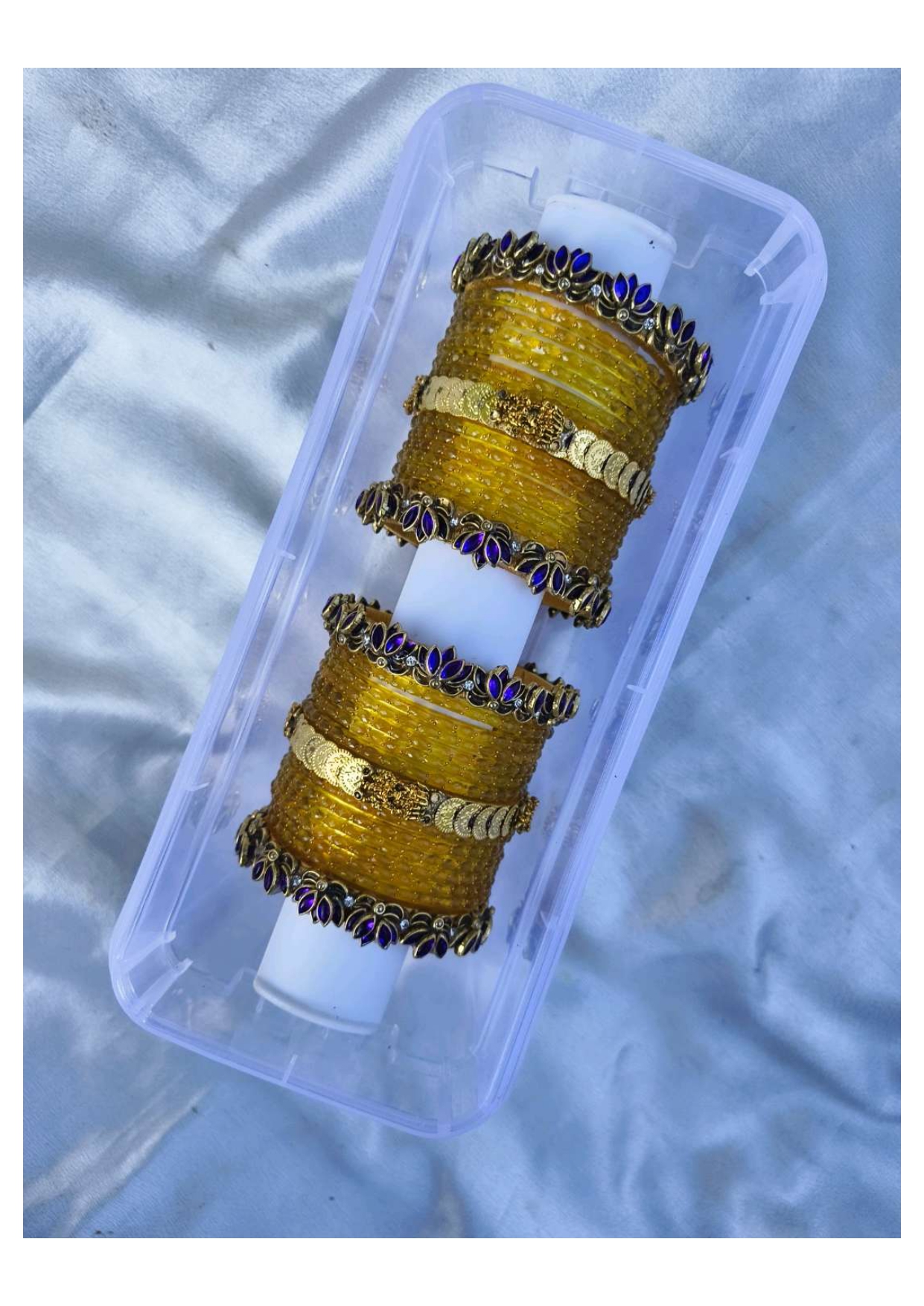 RANJINI (Purple with gold Lakshmi embossed)