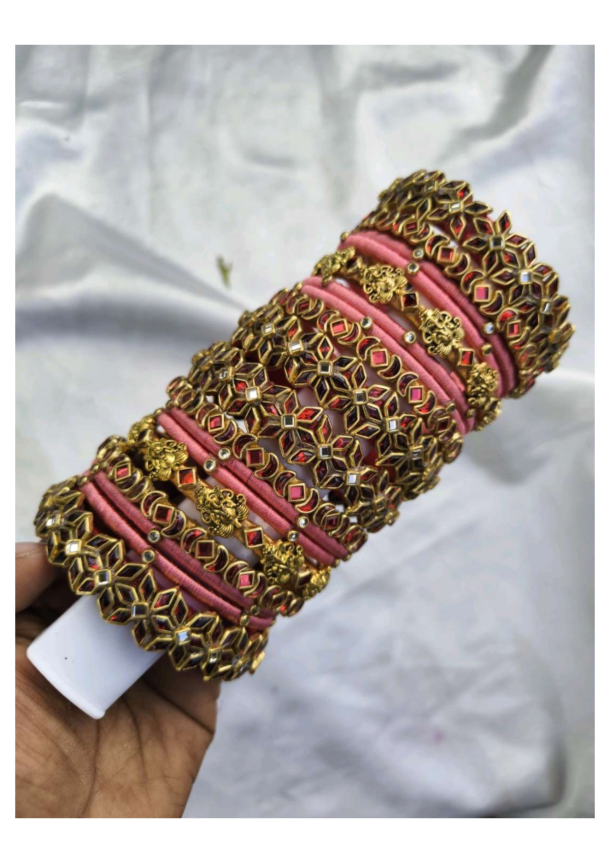  HAMSA (Red with peach)