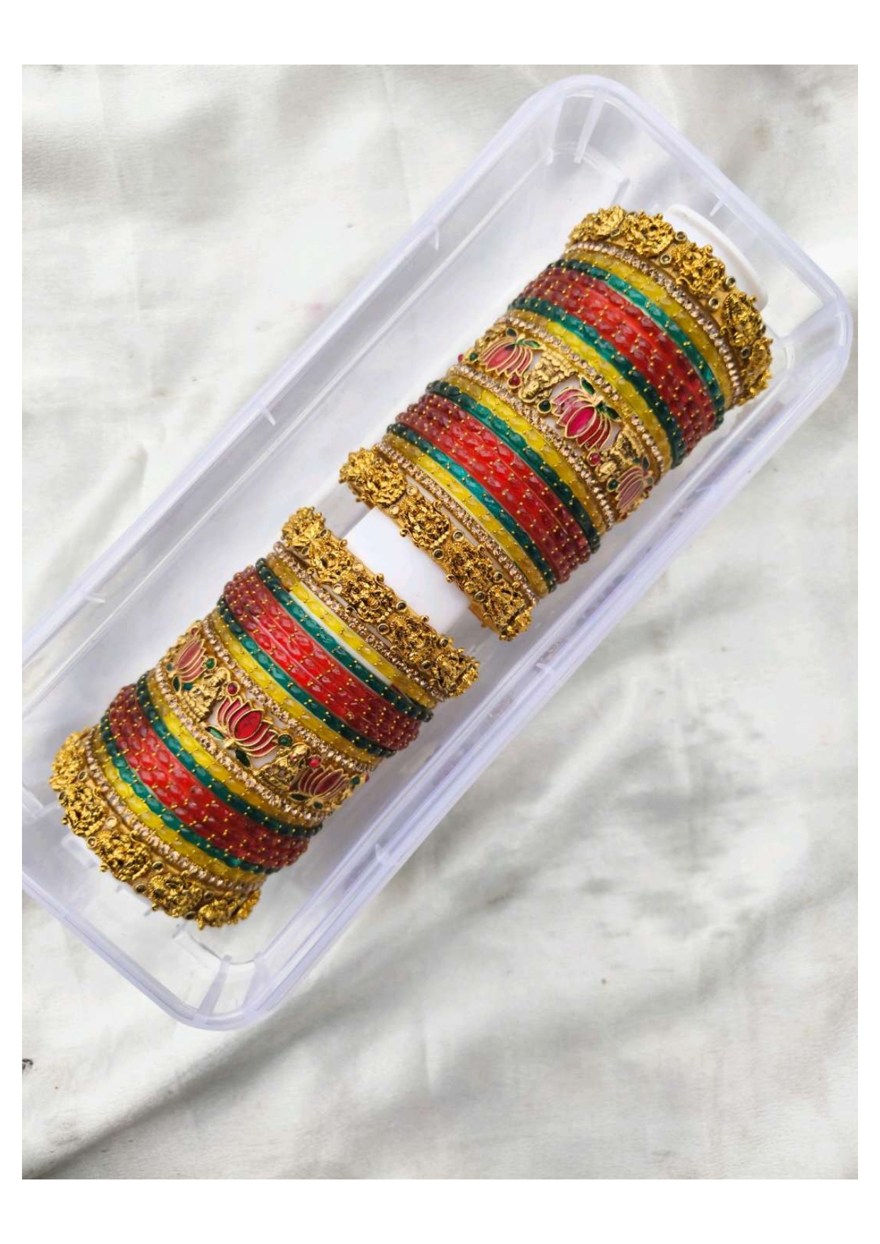 LAKSHMI (Green with red)