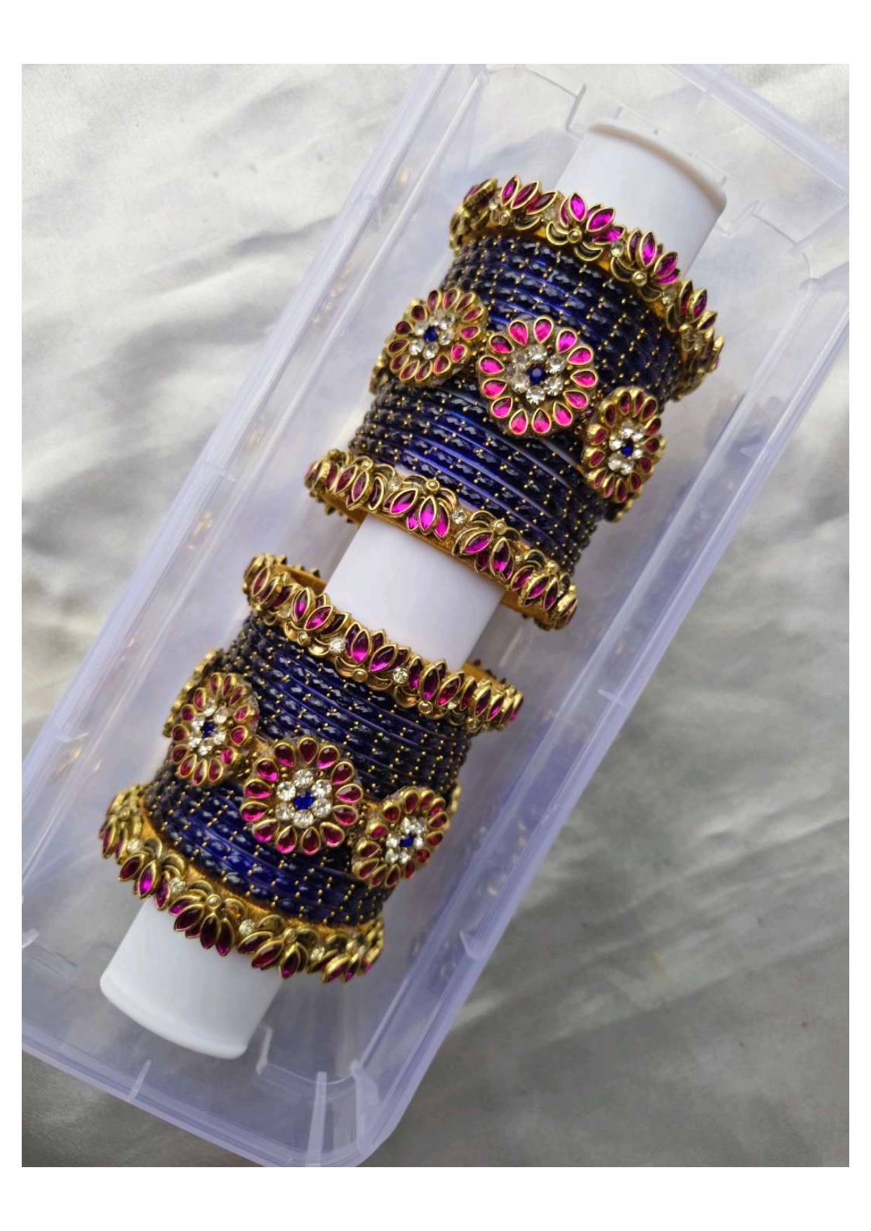 JADU (Navy blue with pink)