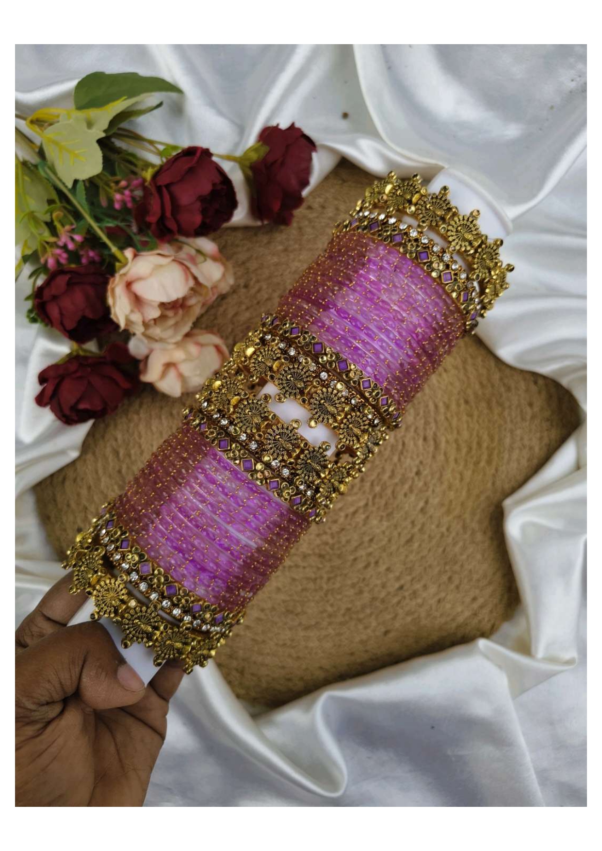 MAYIL (Lavender with gold)