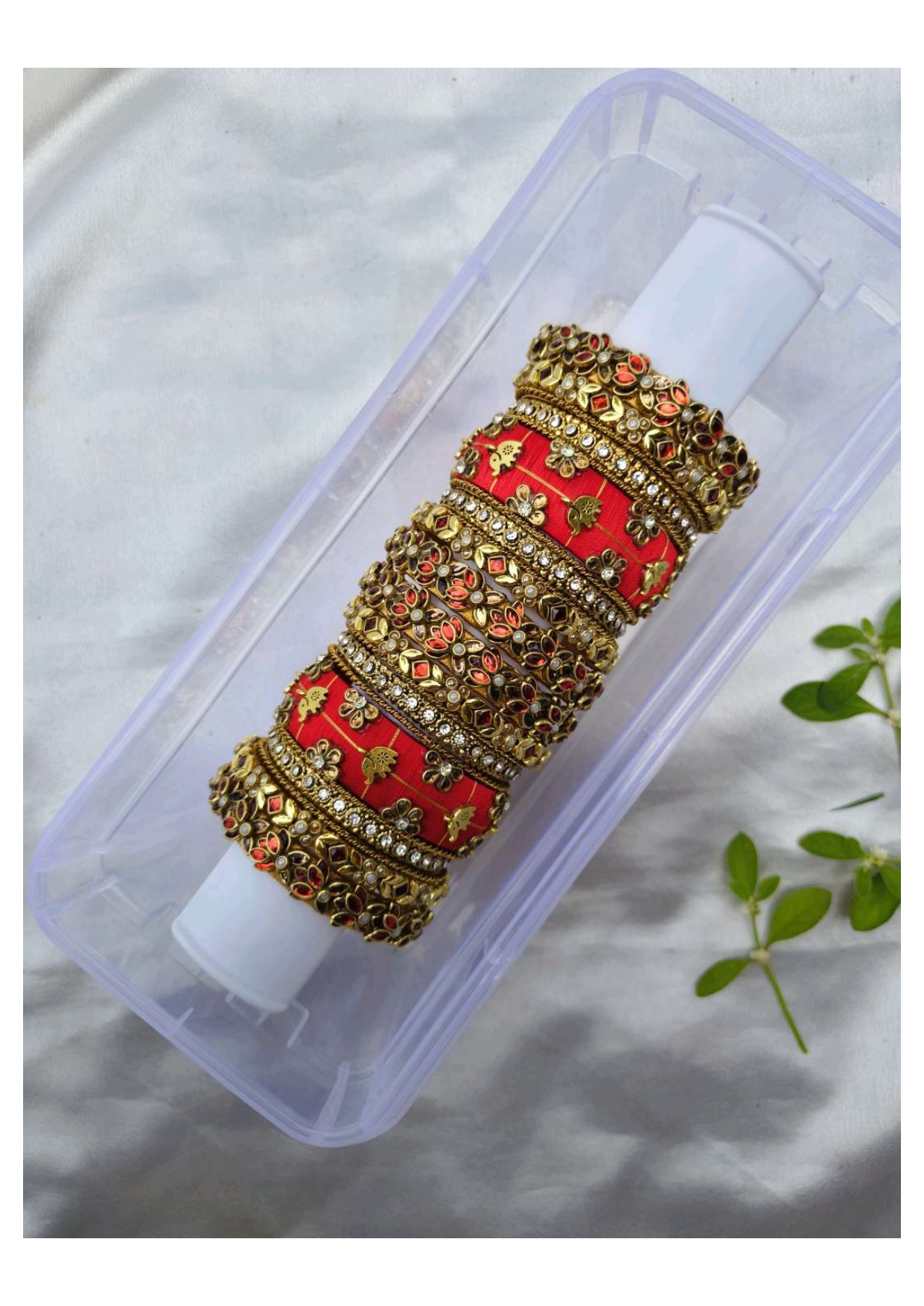 ANJANAVAHI 2.0 (Red with gold)
