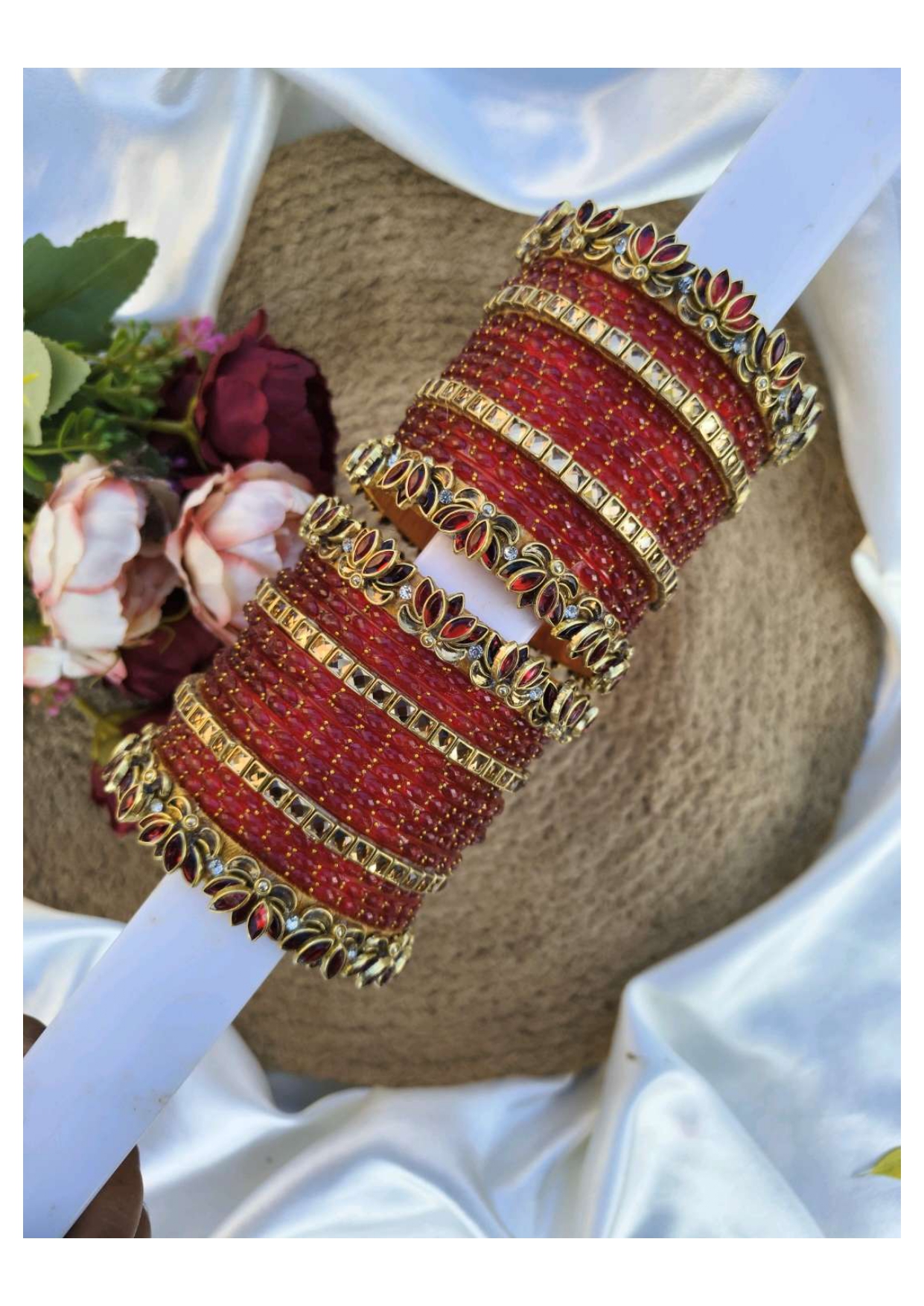 THAMARAI 1.0 (Red with gold)