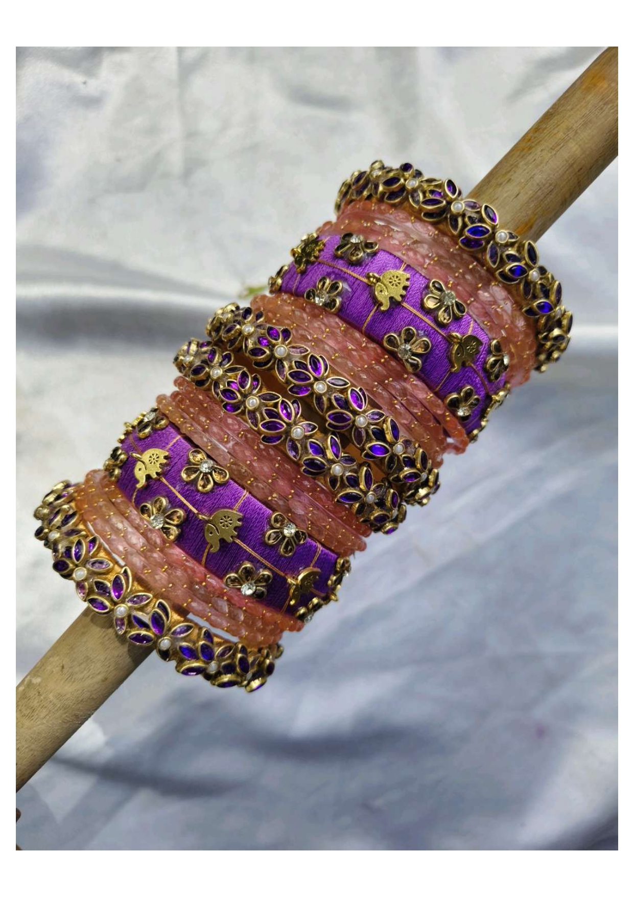 MINI KALYANI (Violet with light pink)