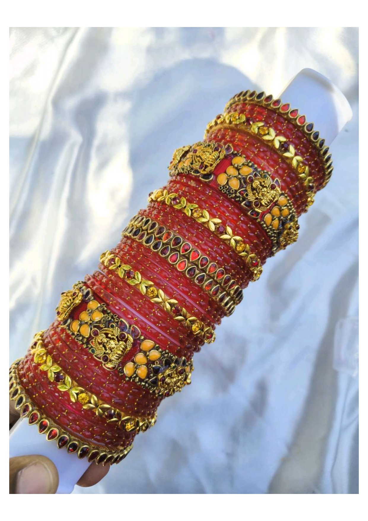 PRABHA (Red with Golden yellow)