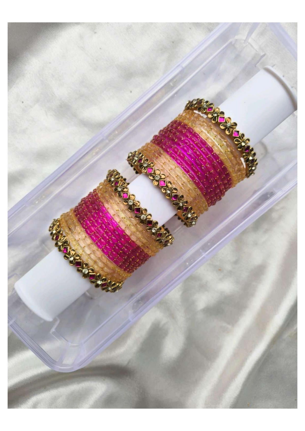 CHANDRIKA (PINK WITH  MILD PEACH)