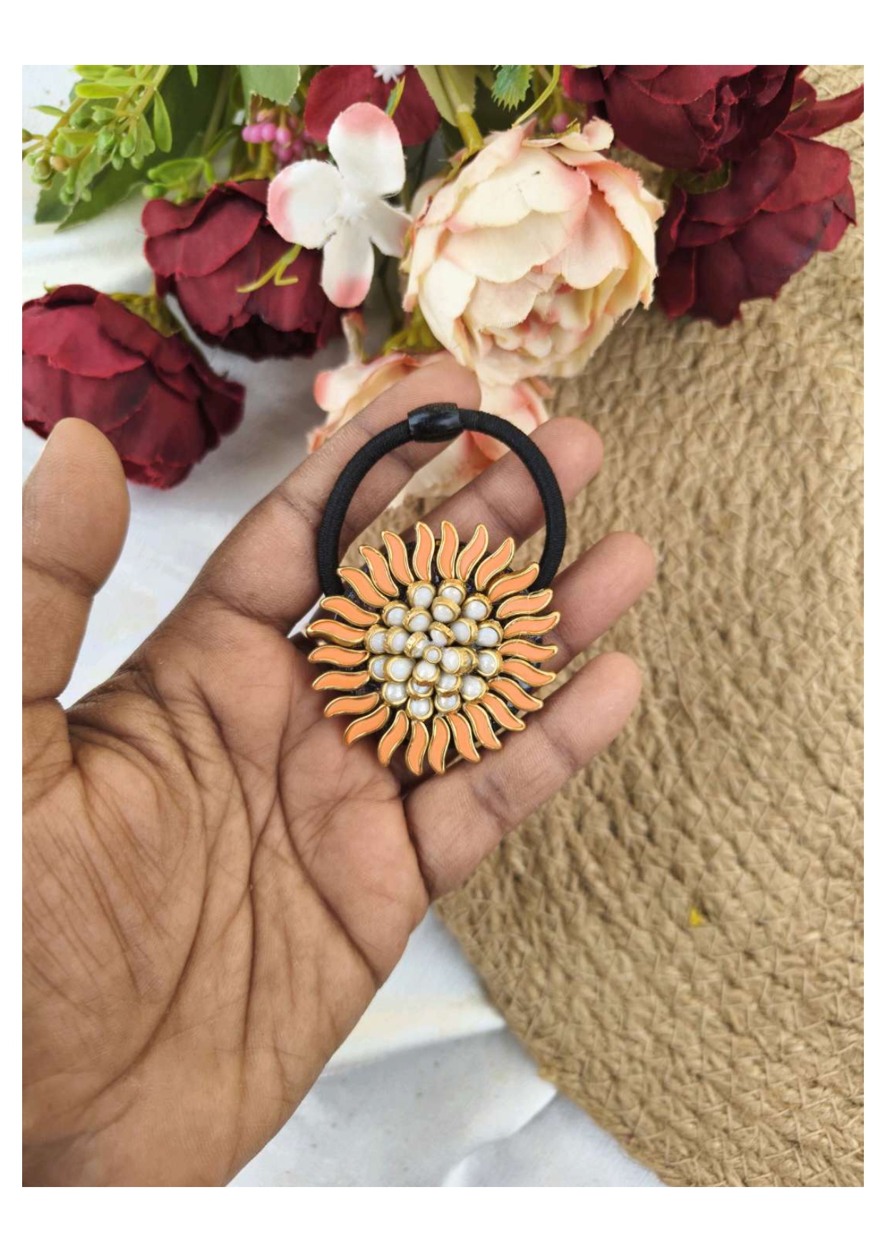 MARYGOLD (ORANGE WITH WHITE)