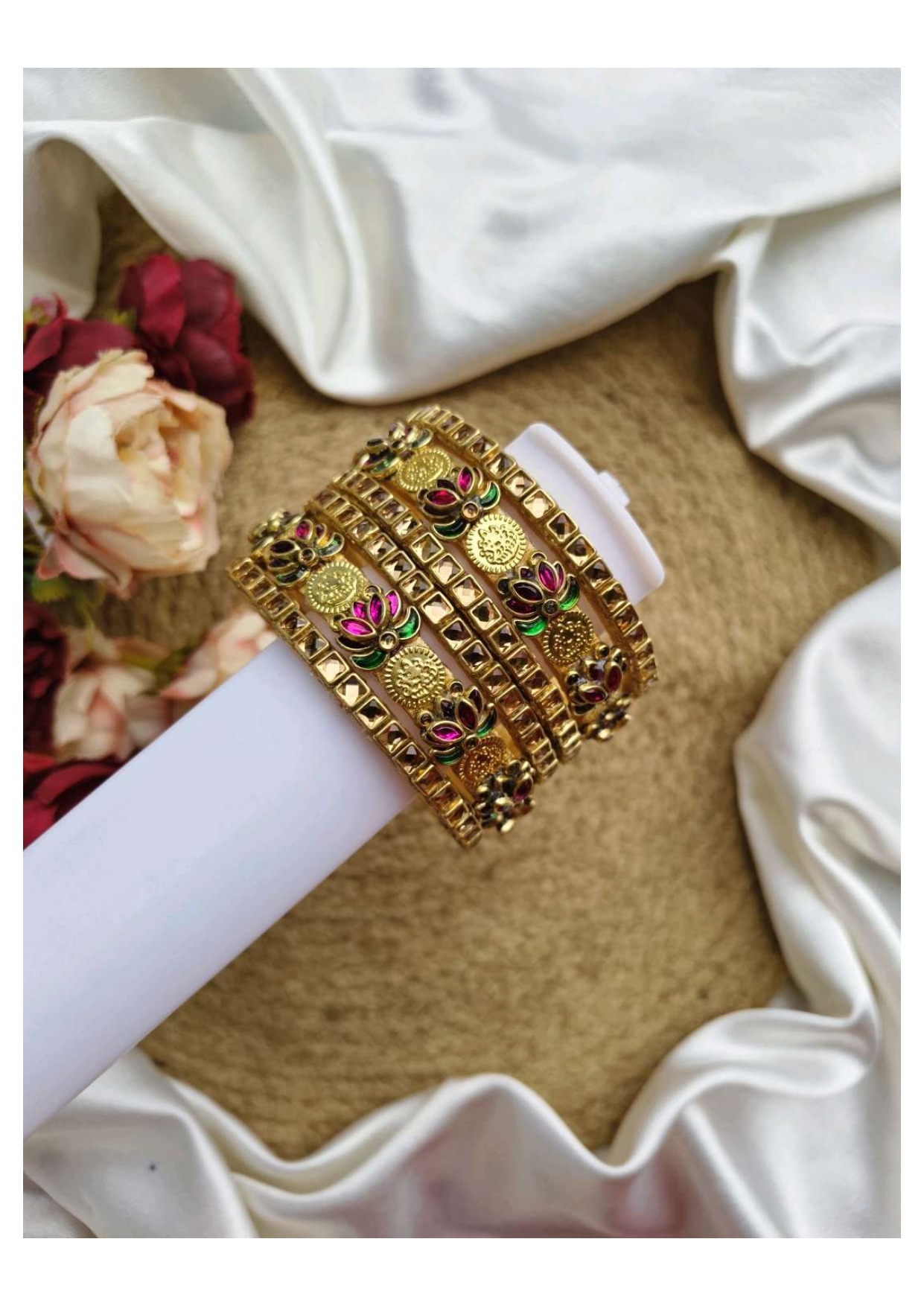 KASU (mix of pink green gold)
