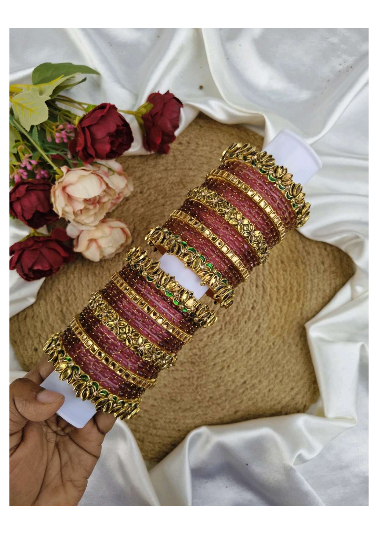 ROOPIKA (Mix of Gold,brown, Green)